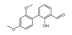 3-(2,4-dimethoxyphenyl)-2-hydroxybenzaldehyde结构式
