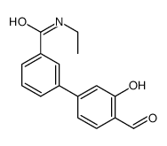 N-ethyl-3-(4-formyl-3-hydroxyphenyl)benzamide结构式