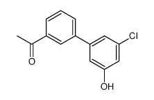 1-[3-(3-chloro-5-hydroxyphenyl)phenyl]ethanone Structure