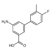 3-amino-5-(4-fluoro-3-methylphenyl)benzoic acid Structure