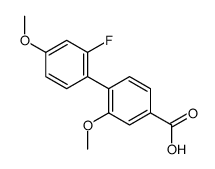 4-(2-fluoro-4-methoxyphenyl)-3-methoxybenzoic acid Structure