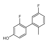 3-fluoro-4-(5-fluoro-2-methylphenyl)phenol结构式
