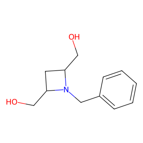 [1-benzyl-4-(hydroxymethyl)azetidin-2-yl]methanol结构式