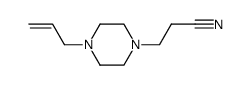 3-[4-allyl-piperazin-1-yl]-propionitrile Structure