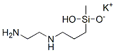 Silanediol, 3-(2-aminoethyl)aminopropylmethyl-, potassium salt Structure