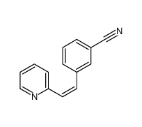 3-[(E)-2-(2-Pyridinyl)vinyl]benzonitrile结构式