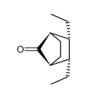 (1S,2S,3R,4R)-2,3-Diethyl-bicyclo[2.2.1]heptan-7-one结构式