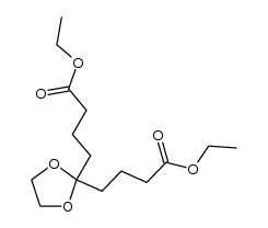 diethyl 5-(1,3-dioxolane) azelate Structure