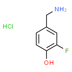 4-(Aminomethyl)-2-fluorophenol hydrobromide Structure