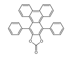 1,4-diphenyltriphenylene-2,3-diolcarbonate结构式