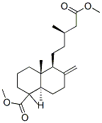 (13R)-Labd-8(17)-ene-15,18-dioic acid dimethyl ester结构式