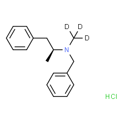 (S)-Benzphetamine-d3 Hydrochloride结构式