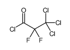 3,3,3-trichloro-2,2-difluoropropanoyl chloride Structure