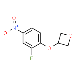 3-(2-Fluoro-4-nitrophenoxy)oxetane Structure