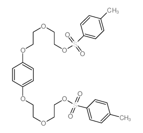 Ethanol, 2,2'-[1,4-phenylenebis(oxy-2,1-ethanediyloxy)]bis-, bis(4-methylbenzenesulfonate) (en) Structure