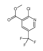 Methyl 2-chloro-5-(trifluoromethyl)nicotinate Structure