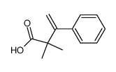 2,2-dimethyl-3-phenyl-3-butenoic acid结构式