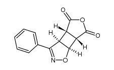 4-phenyl-2-oxa-3-azabicyclo[3.2.0]hept-3-ene-6,7-dicarboxylic anhydride Structure