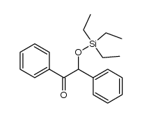 1,2-diphenyl-2-triethylsilyloxyethanone Structure