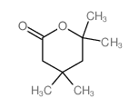 2H-Pyran-2-one,tetrahydro-4,4,6,6-tetramethyl-结构式