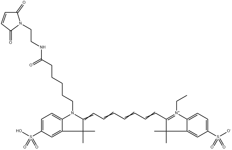 Sulfo-Cyanine7 maleimide structure