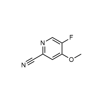 5-Fluoro-4-methoxypicolinonitrile Structure