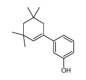 3-(3,3,5,5-tetramethylcyclohexen-1-yl)phenol结构式