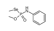 O,Se-Dimethyl N-Phenylphosphoramidoselenoate结构式