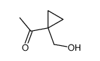 Ethanone, 1-[1-(hydroxymethyl)cyclopropyl]- (9CI) structure