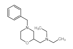 (4-BENZYL-MORPHOLIN-2-YLMETHYL)-DIETHYL-AMINE structure