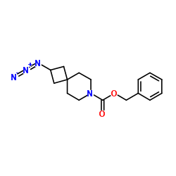 7-Azaspiro[3.5]nonane-7-carboxylic acid, 2-azido-, phenylmethyl ester structure