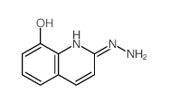 8-Quinolinol,2-hydrazinyl- structure