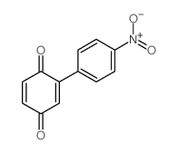 2,5-Cyclohexadiene-1,4-dione,2-(4-nitrophenyl)-结构式