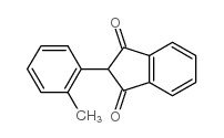 2-(2-methylphenyl)-1,3-indandione结构式