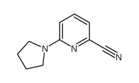 6-吡咯烷-1-吡啶-2-甲腈结构式