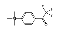 2,2,2-trifluoro-1-(4-trimethylsilylphenyl)ethanone结构式