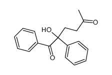 α-(3-oxobutyl)benzoin结构式