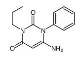 6-amino-1-phenyl-3-propylpyrimidine-2,4-dione结构式