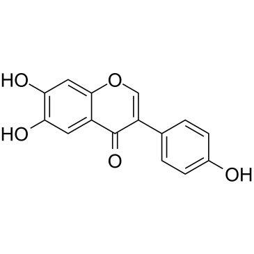 6,7,4'-Trihydroxyisoflavone Structure