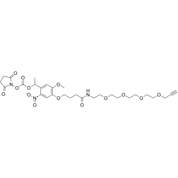 PC Alkyne-PEG4-NHS ester Structure