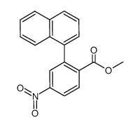 4-nitro-2-(1-naphthyl)benzoic acid methyl ester Structure