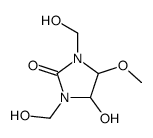 4-hydroxy-1,3-bis(hydroxymethyl)-5-methoxyimidazolidin-2-one结构式