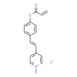 (E)-4-(4-(Acryloyloxy)styryl)-1-methylpyridinium iodide Structure