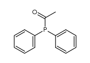 P-acetyl-diphenylphosphine结构式