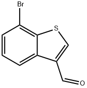 7-Bromo-1-benzothiophene-3-carbaldehyde structure