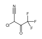 2-chloro-4,4,4-trifluoro-3-oxobutanenitrile结构式