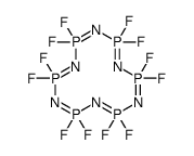 2,2,4,4,6,6,8,8,10,10,12,12-dodecafluoro-1,3,5,7,9,11-hexaza-2λ5,4λ5,6λ5,8λ5,10λ5,12λ5-hexaphosphacyclododeca-1,3,5,7,9,11-hexaene Structure