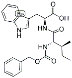 ((苄氧基)羰基)-L-异亮氨酰-L-色氨酸结构式