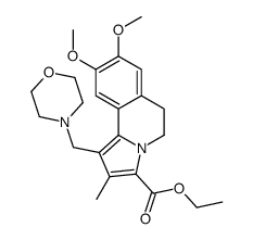 ethyl 8,9-dimethoxy-2-methyl-1-(morpholin-4-ylmethyl)-5,6-dihydropyrrolo[2,1-a]isoquinoline-3-carboxylate Structure