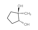 1,2-Cyclopentanediol,1-methyl-, (1R,2R)-rel- Structure